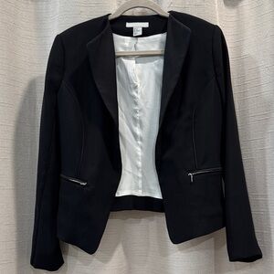H&M Black Blazer with White Lining